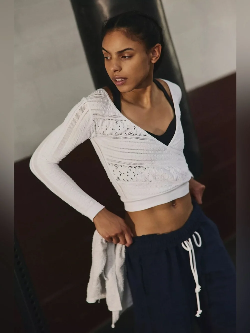 NWT! FP Free People Movement Vixen Long Sleeve Layer Sz XL